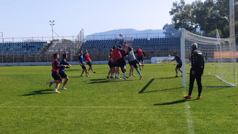 Σε εντατικούς ρυθμούς η προπόνηση