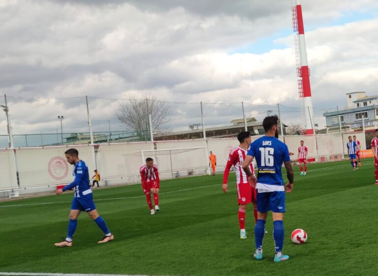 Ηττα (2-0) από τον Ολυμπιακό Β’