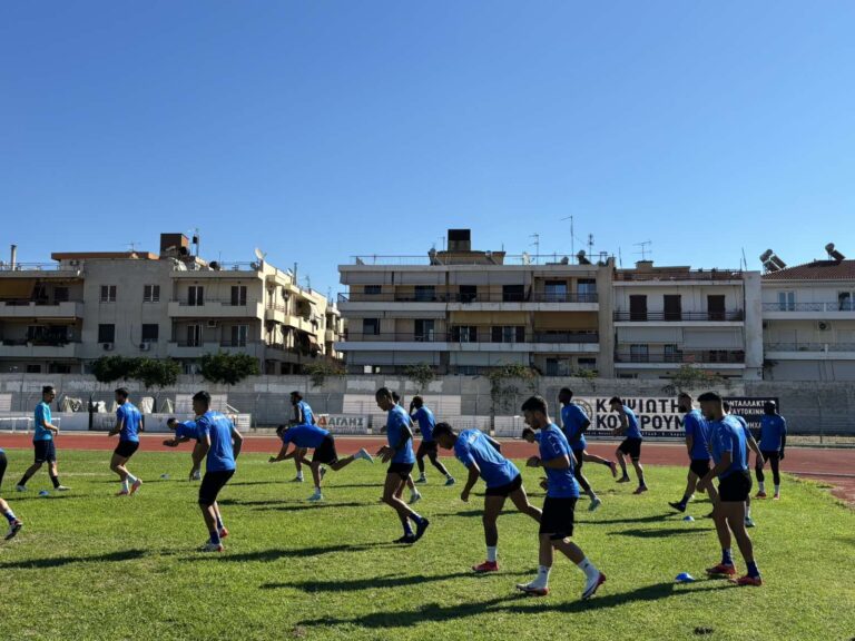 Προπόνηση στο Ναύπλιο και αποστολή